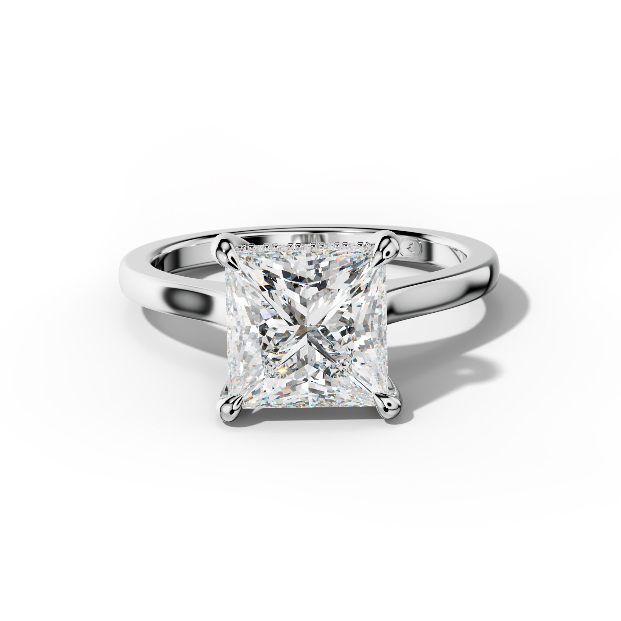 Lilly Princess Cut Engagement Ring